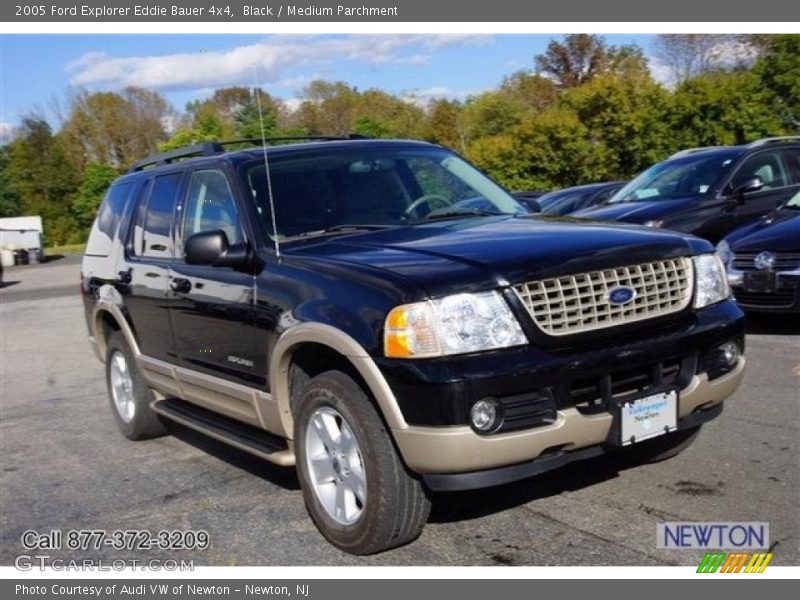 Black / Medium Parchment 2005 Ford Explorer Eddie Bauer 4x4