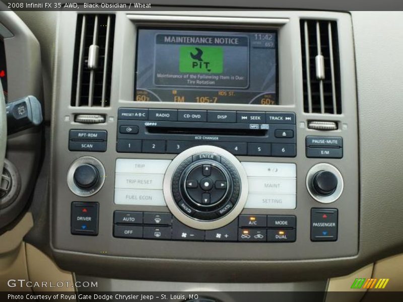 Black Obsidian / Wheat 2008 Infiniti FX 35 AWD