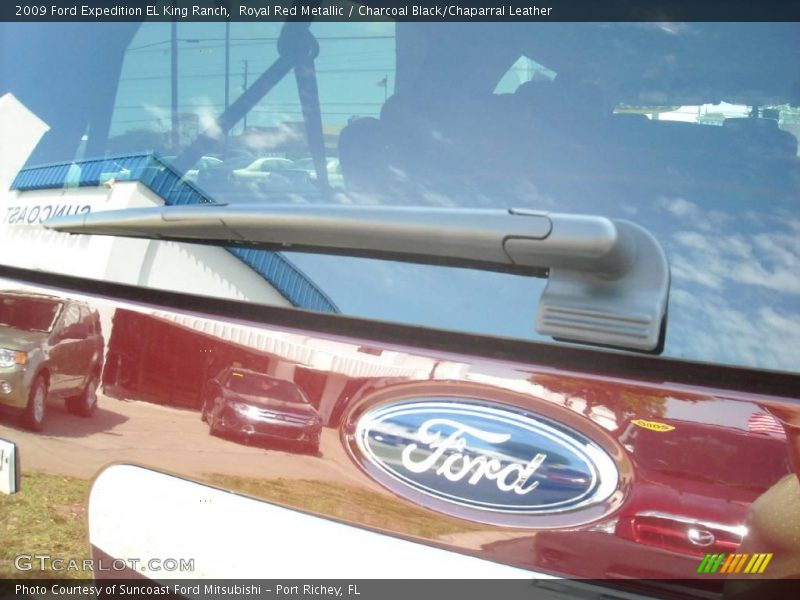 Royal Red Metallic / Charcoal Black/Chaparral Leather 2009 Ford Expedition EL King Ranch
