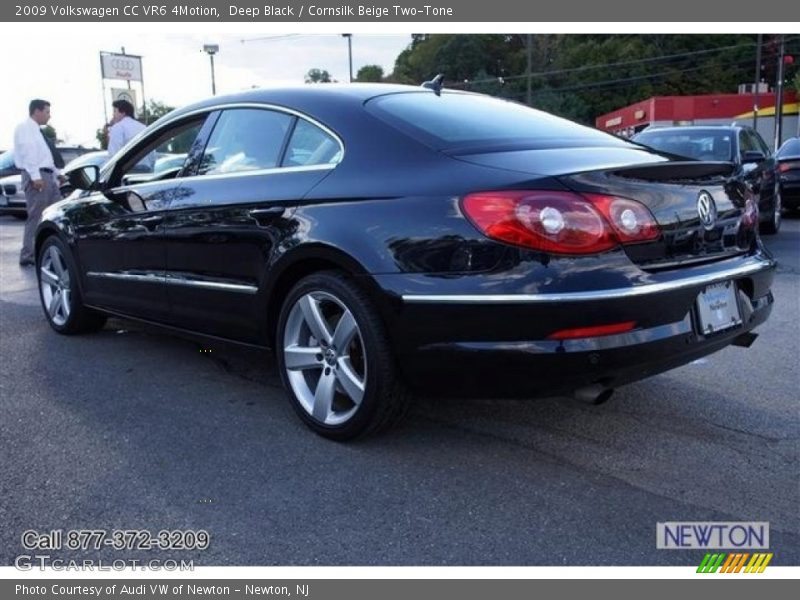 Deep Black / Cornsilk Beige Two-Tone 2009 Volkswagen CC VR6 4Motion