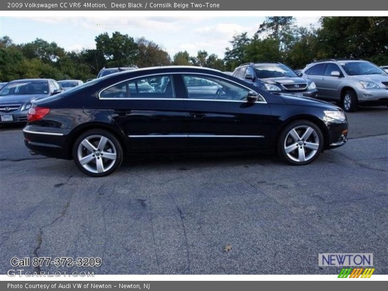 Deep Black / Cornsilk Beige Two-Tone 2009 Volkswagen CC VR6 4Motion