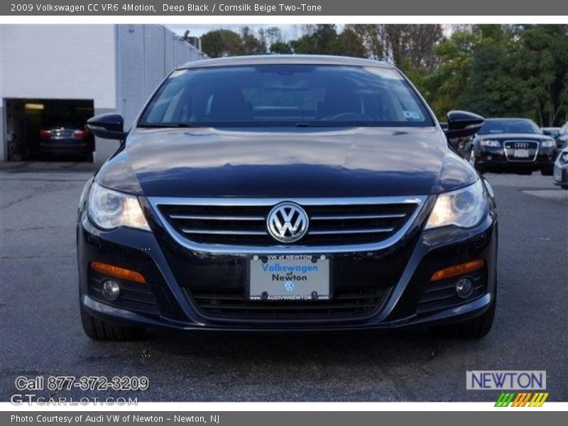 Deep Black / Cornsilk Beige Two-Tone 2009 Volkswagen CC VR6 4Motion
