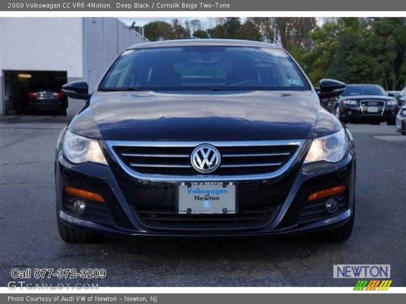 Deep Black / Cornsilk Beige Two-Tone 2009 Volkswagen CC VR6 4Motion