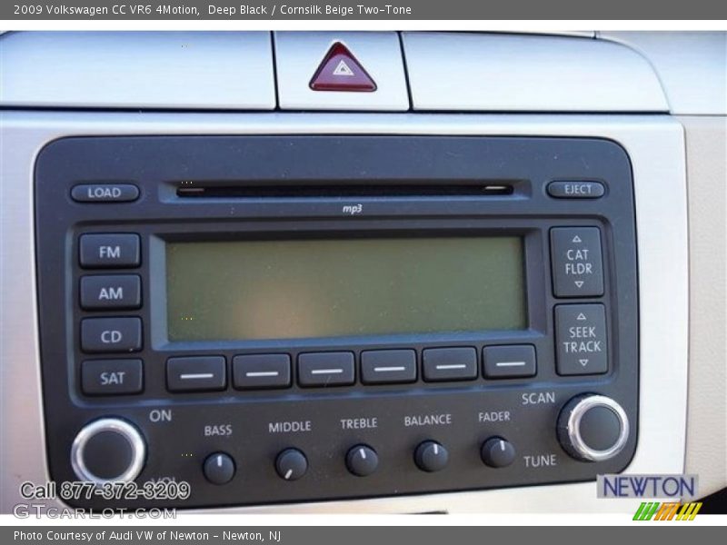 Deep Black / Cornsilk Beige Two-Tone 2009 Volkswagen CC VR6 4Motion