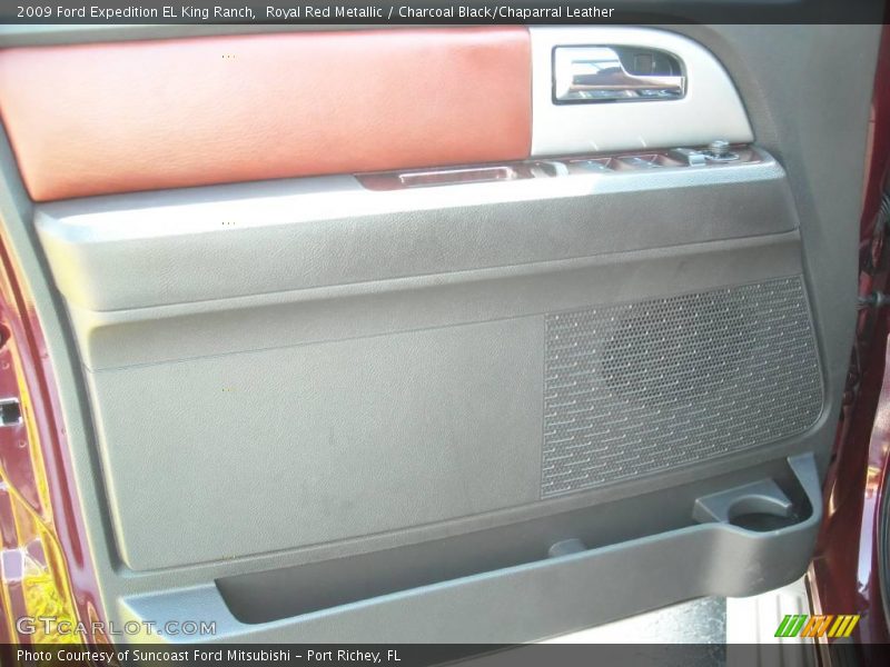 Royal Red Metallic / Charcoal Black/Chaparral Leather 2009 Ford Expedition EL King Ranch