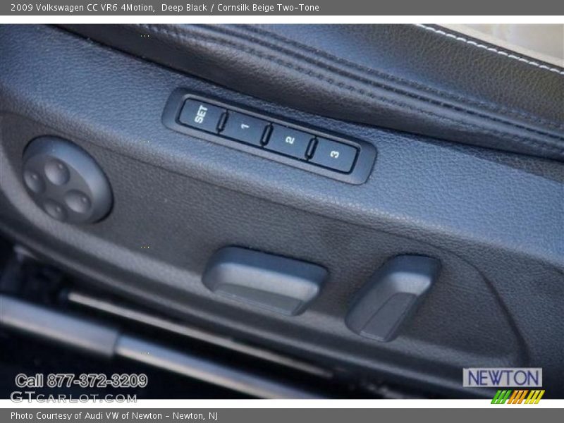 Deep Black / Cornsilk Beige Two-Tone 2009 Volkswagen CC VR6 4Motion
