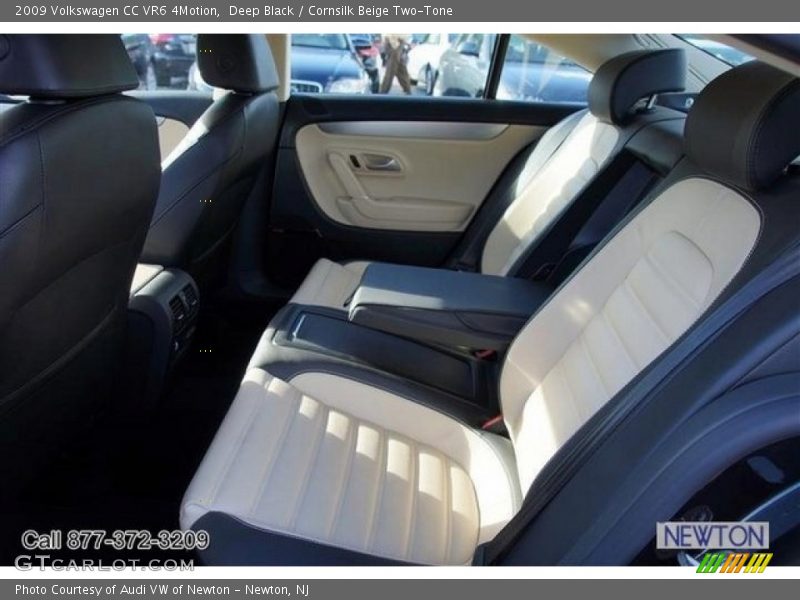 Deep Black / Cornsilk Beige Two-Tone 2009 Volkswagen CC VR6 4Motion