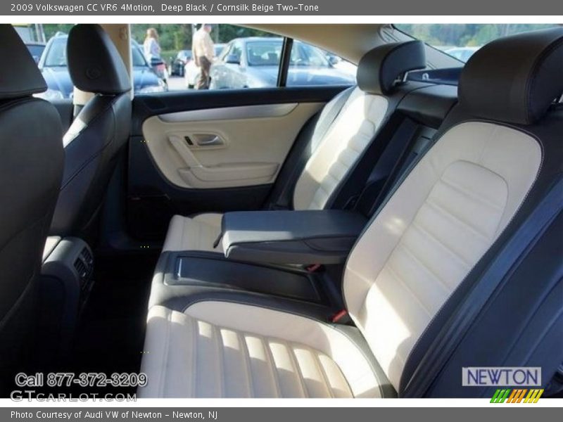 Deep Black / Cornsilk Beige Two-Tone 2009 Volkswagen CC VR6 4Motion