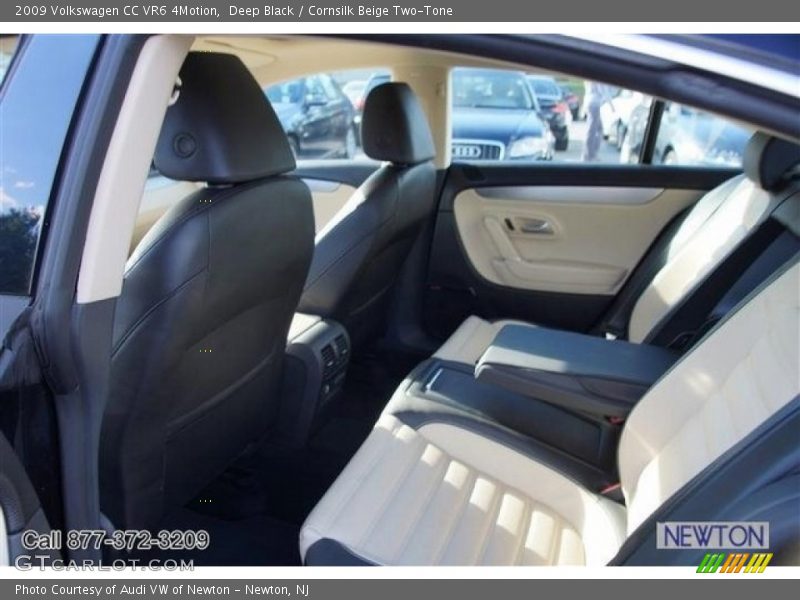 Deep Black / Cornsilk Beige Two-Tone 2009 Volkswagen CC VR6 4Motion