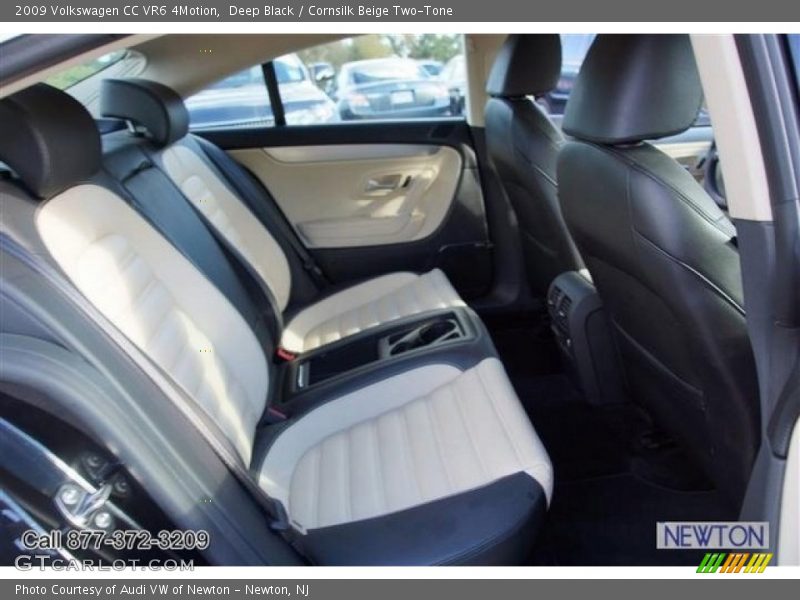 Deep Black / Cornsilk Beige Two-Tone 2009 Volkswagen CC VR6 4Motion