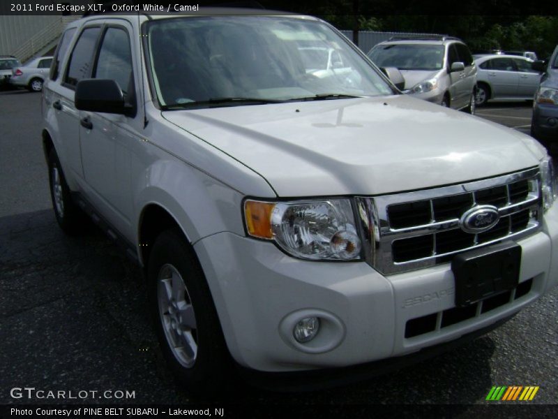 Oxford White / Camel 2011 Ford Escape XLT