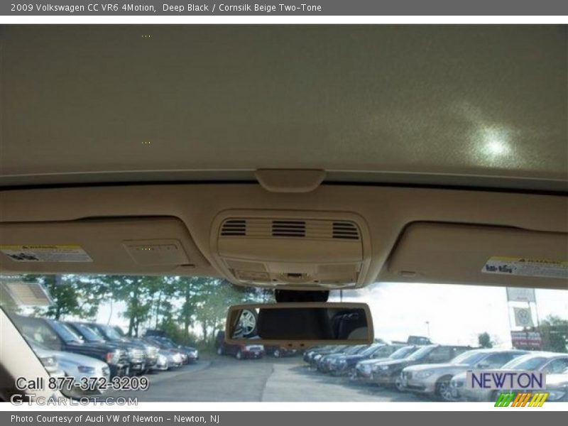 Deep Black / Cornsilk Beige Two-Tone 2009 Volkswagen CC VR6 4Motion