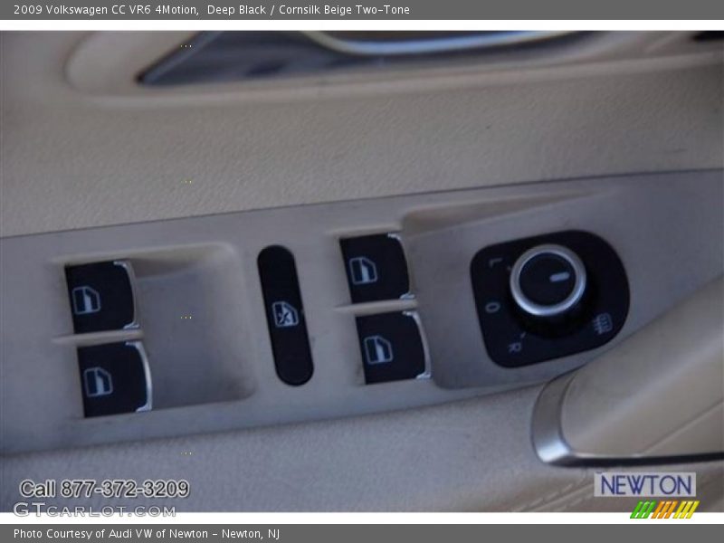 Deep Black / Cornsilk Beige Two-Tone 2009 Volkswagen CC VR6 4Motion