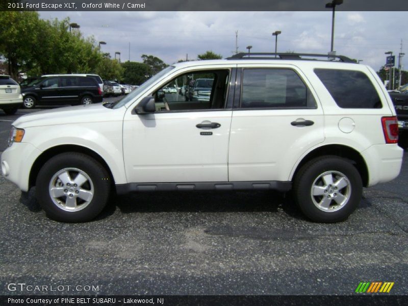 Oxford White / Camel 2011 Ford Escape XLT