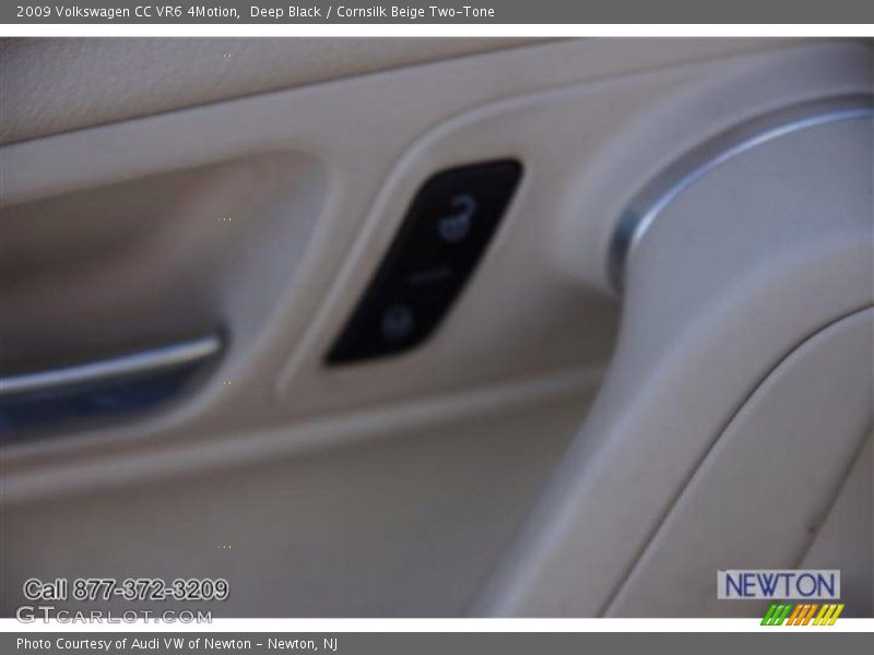 Deep Black / Cornsilk Beige Two-Tone 2009 Volkswagen CC VR6 4Motion
