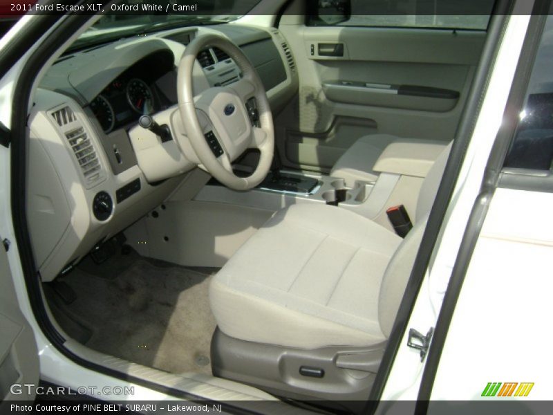 Oxford White / Camel 2011 Ford Escape XLT