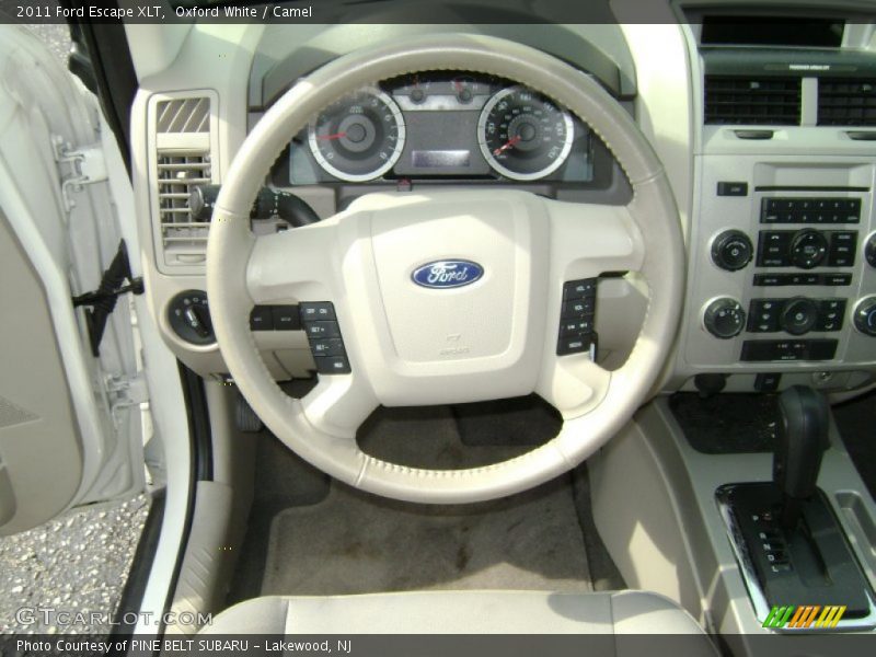 Oxford White / Camel 2011 Ford Escape XLT