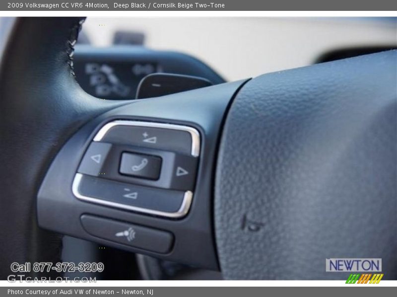 Deep Black / Cornsilk Beige Two-Tone 2009 Volkswagen CC VR6 4Motion