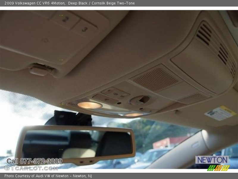 Deep Black / Cornsilk Beige Two-Tone 2009 Volkswagen CC VR6 4Motion