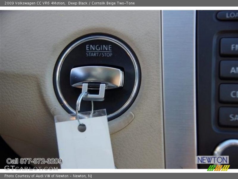 Deep Black / Cornsilk Beige Two-Tone 2009 Volkswagen CC VR6 4Motion