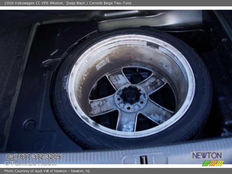 Deep Black / Cornsilk Beige Two-Tone 2009 Volkswagen CC VR6 4Motion