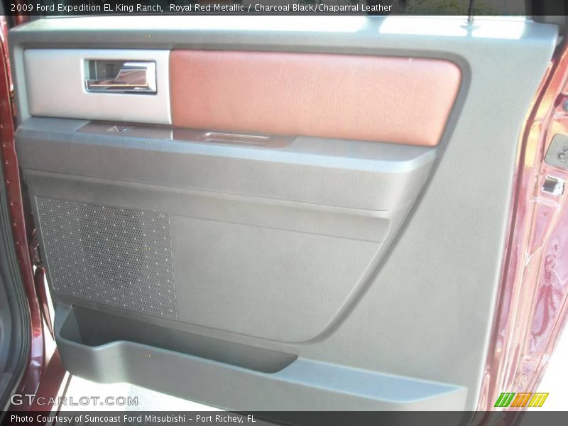 Royal Red Metallic / Charcoal Black/Chaparral Leather 2009 Ford Expedition EL King Ranch