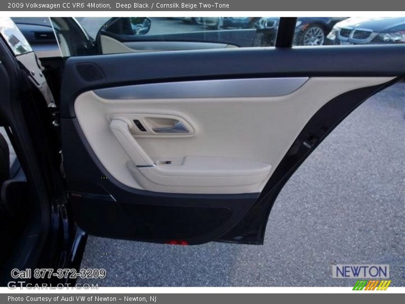 Deep Black / Cornsilk Beige Two-Tone 2009 Volkswagen CC VR6 4Motion