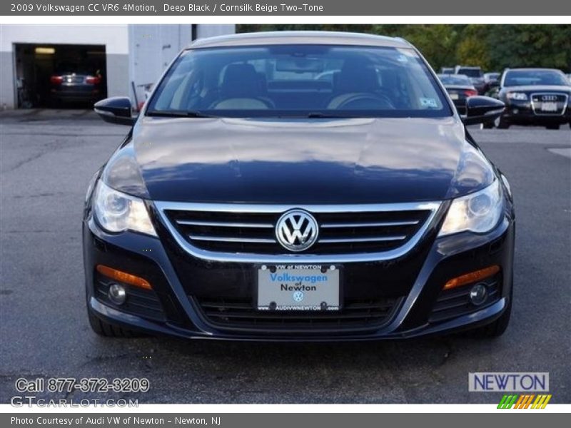 Deep Black / Cornsilk Beige Two-Tone 2009 Volkswagen CC VR6 4Motion