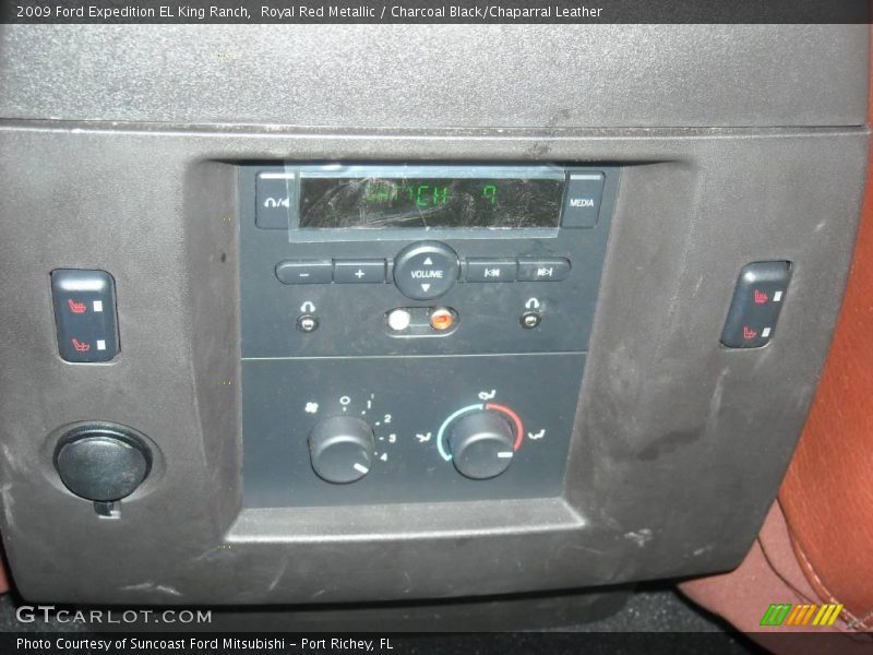 Royal Red Metallic / Charcoal Black/Chaparral Leather 2009 Ford Expedition EL King Ranch