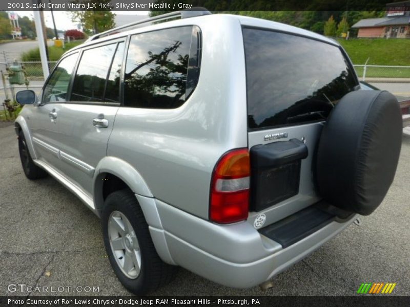 Silky Silver Metallic / Gray 2001 Suzuki Grand Vitara JLX 4x4