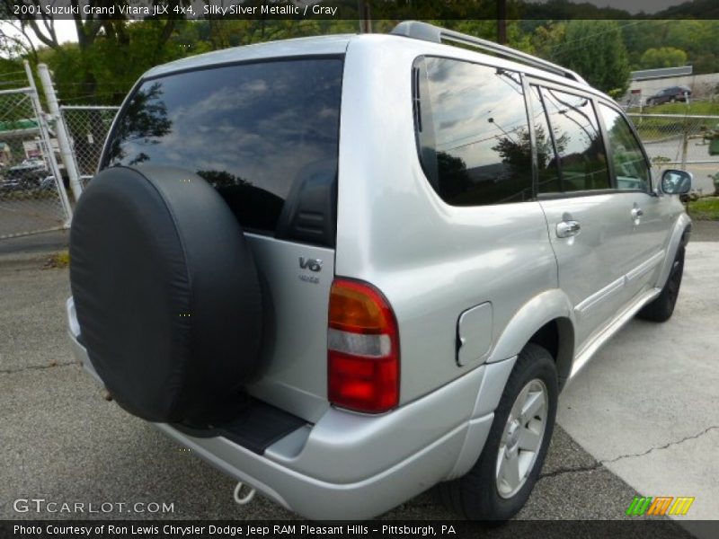 Silky Silver Metallic / Gray 2001 Suzuki Grand Vitara JLX 4x4