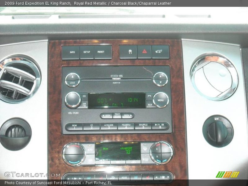 Royal Red Metallic / Charcoal Black/Chaparral Leather 2009 Ford Expedition EL King Ranch