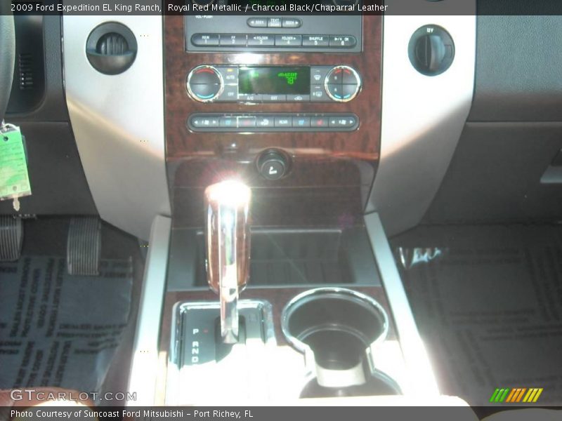 Royal Red Metallic / Charcoal Black/Chaparral Leather 2009 Ford Expedition EL King Ranch