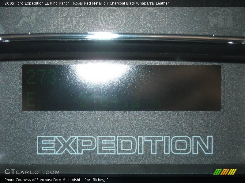 Royal Red Metallic / Charcoal Black/Chaparral Leather 2009 Ford Expedition EL King Ranch