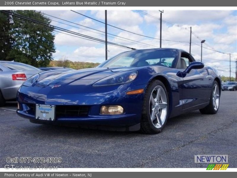 LeMans Blue Metallic / Titanium Gray 2006 Chevrolet Corvette Coupe