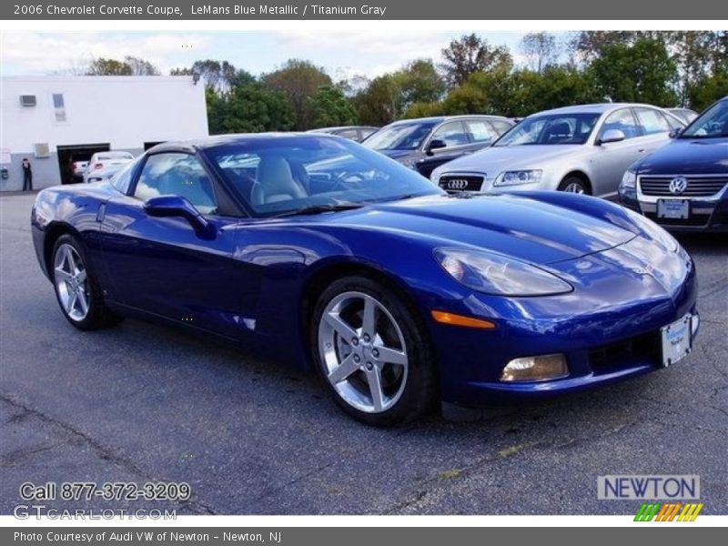 LeMans Blue Metallic / Titanium Gray 2006 Chevrolet Corvette Coupe