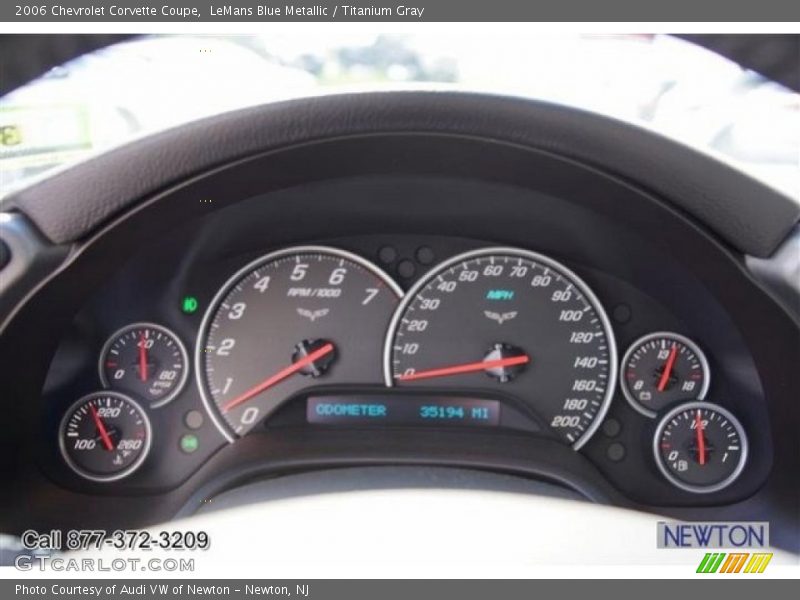LeMans Blue Metallic / Titanium Gray 2006 Chevrolet Corvette Coupe
