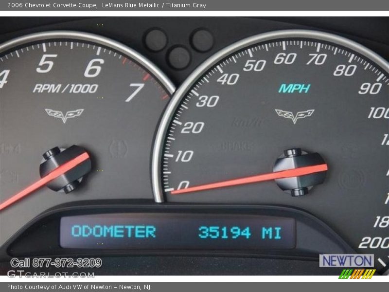 LeMans Blue Metallic / Titanium Gray 2006 Chevrolet Corvette Coupe