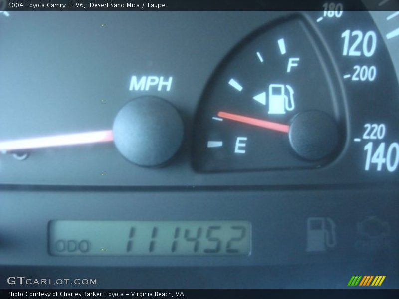 Desert Sand Mica / Taupe 2004 Toyota Camry LE V6