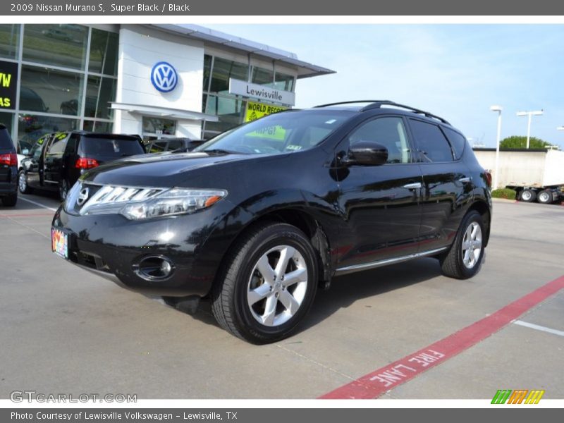 Super Black / Black 2009 Nissan Murano S