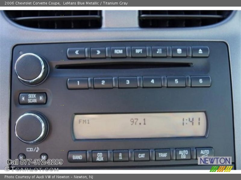 LeMans Blue Metallic / Titanium Gray 2006 Chevrolet Corvette Coupe