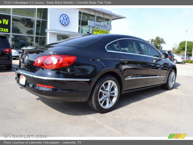 Deep Black Metallic / Cornsilk Beige Two Tone 2010 Volkswagen CC Luxury