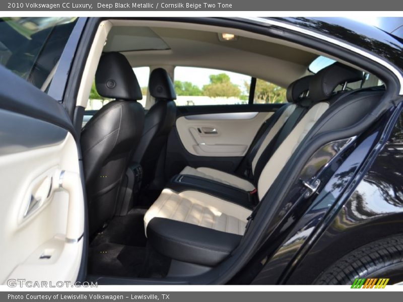 Deep Black Metallic / Cornsilk Beige Two Tone 2010 Volkswagen CC Luxury
