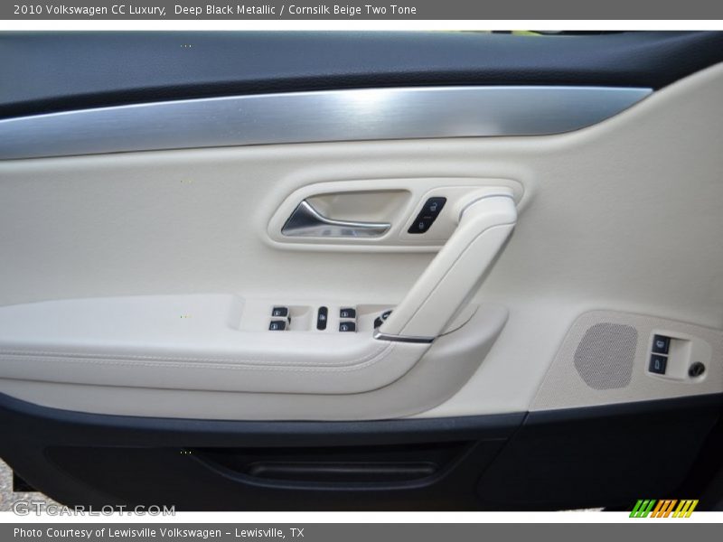 Deep Black Metallic / Cornsilk Beige Two Tone 2010 Volkswagen CC Luxury
