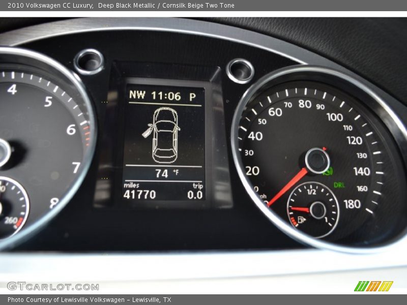 Deep Black Metallic / Cornsilk Beige Two Tone 2010 Volkswagen CC Luxury