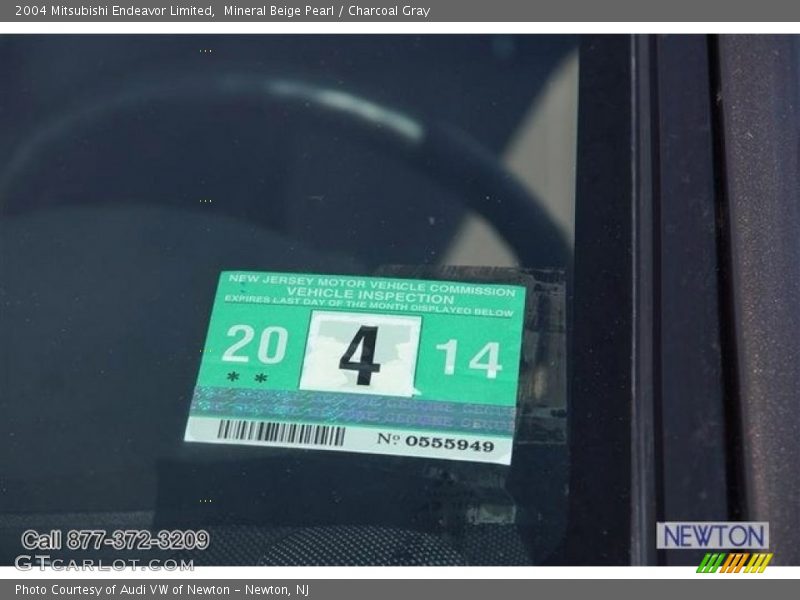 Mineral Beige Pearl / Charcoal Gray 2004 Mitsubishi Endeavor Limited
