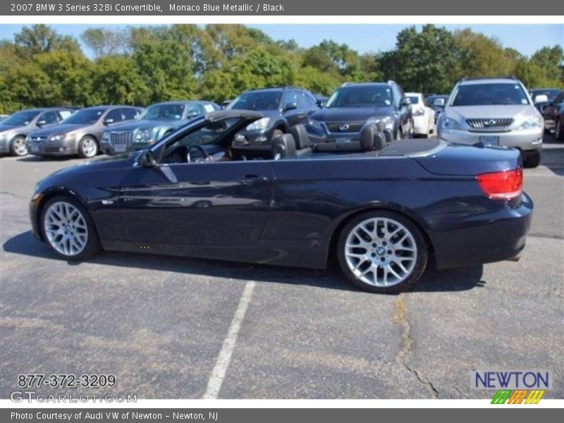 Monaco Blue Metallic / Black 2007 BMW 3 Series 328i Convertible