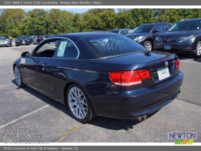 Monaco Blue Metallic / Black 2007 BMW 3 Series 328i Convertible