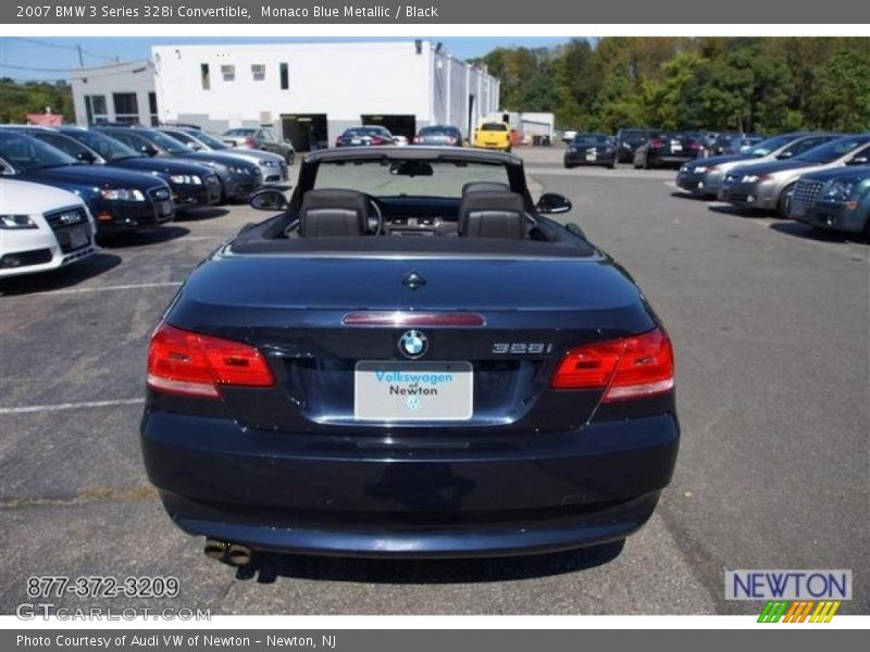 Monaco Blue Metallic / Black 2007 BMW 3 Series 328i Convertible