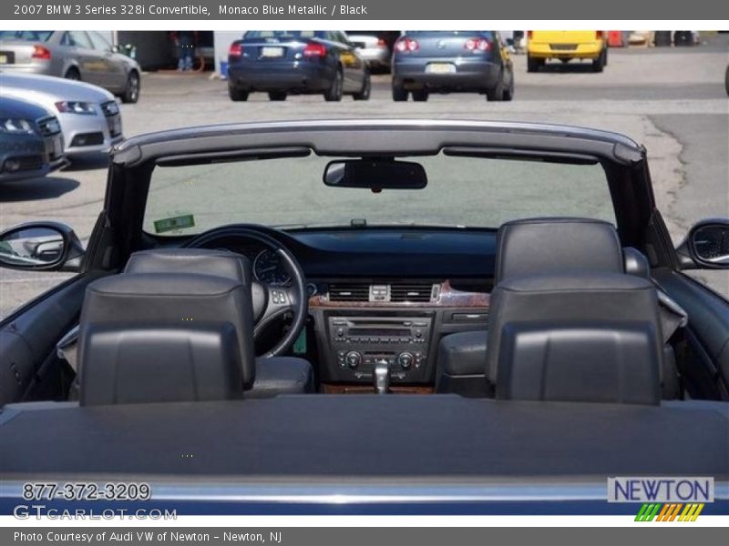 Monaco Blue Metallic / Black 2007 BMW 3 Series 328i Convertible